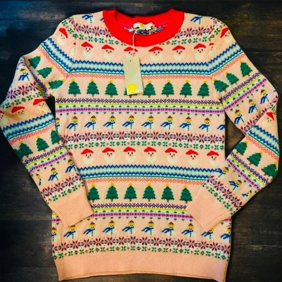 Boden Festive Fair Isle Sweater NWOT I can Ship Tomorrow! - Picture 2 of 3